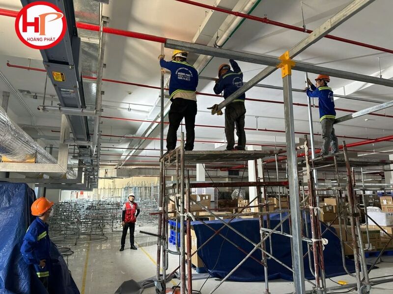 Hình ảnh thi công thực tế các công trình - Nhà Thầu Cơ Điện Hoàng Phát - Công Ty TNHH Kỹ Thuật - Công Nghệ Hoàng Phát